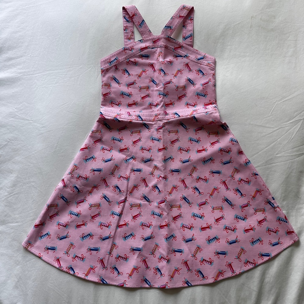 Brooks Brothers Girls Poplin Pink Dress